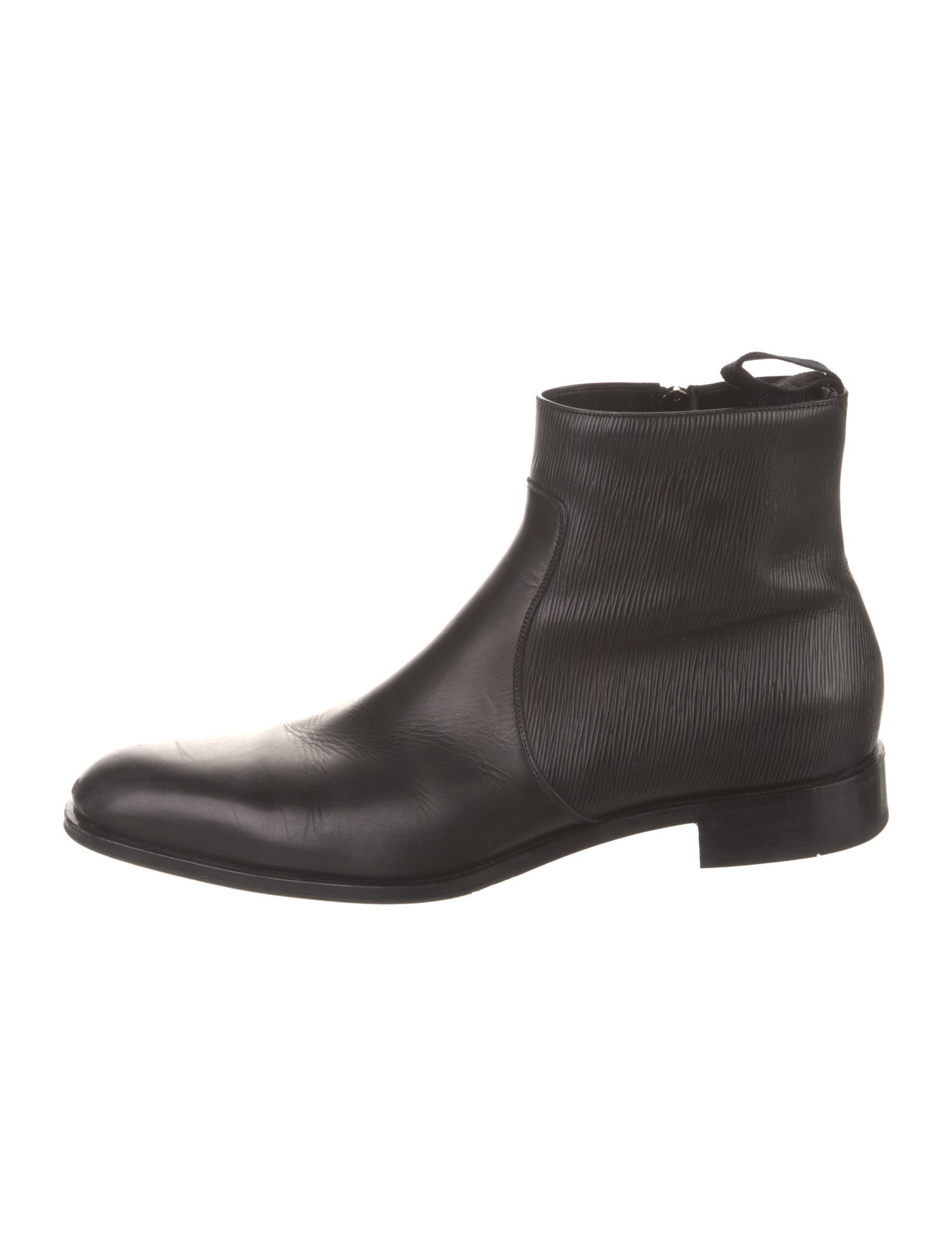 Louis Vuitton Leather Chelsea Boots