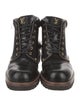 Louis Vuitton LV Monogram Leather Combat Boots