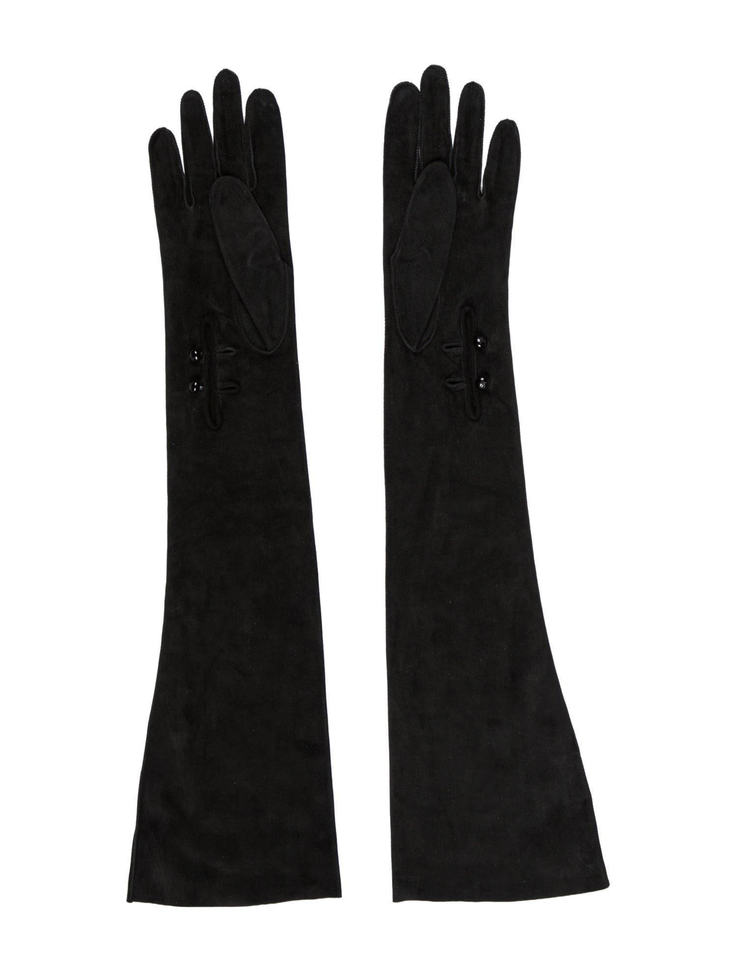 Louis Vuitton Suede Long Gloves