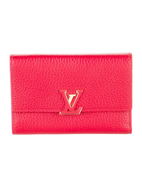 Louis Vuitton Taurillon Leather Capucines Compact Wallet