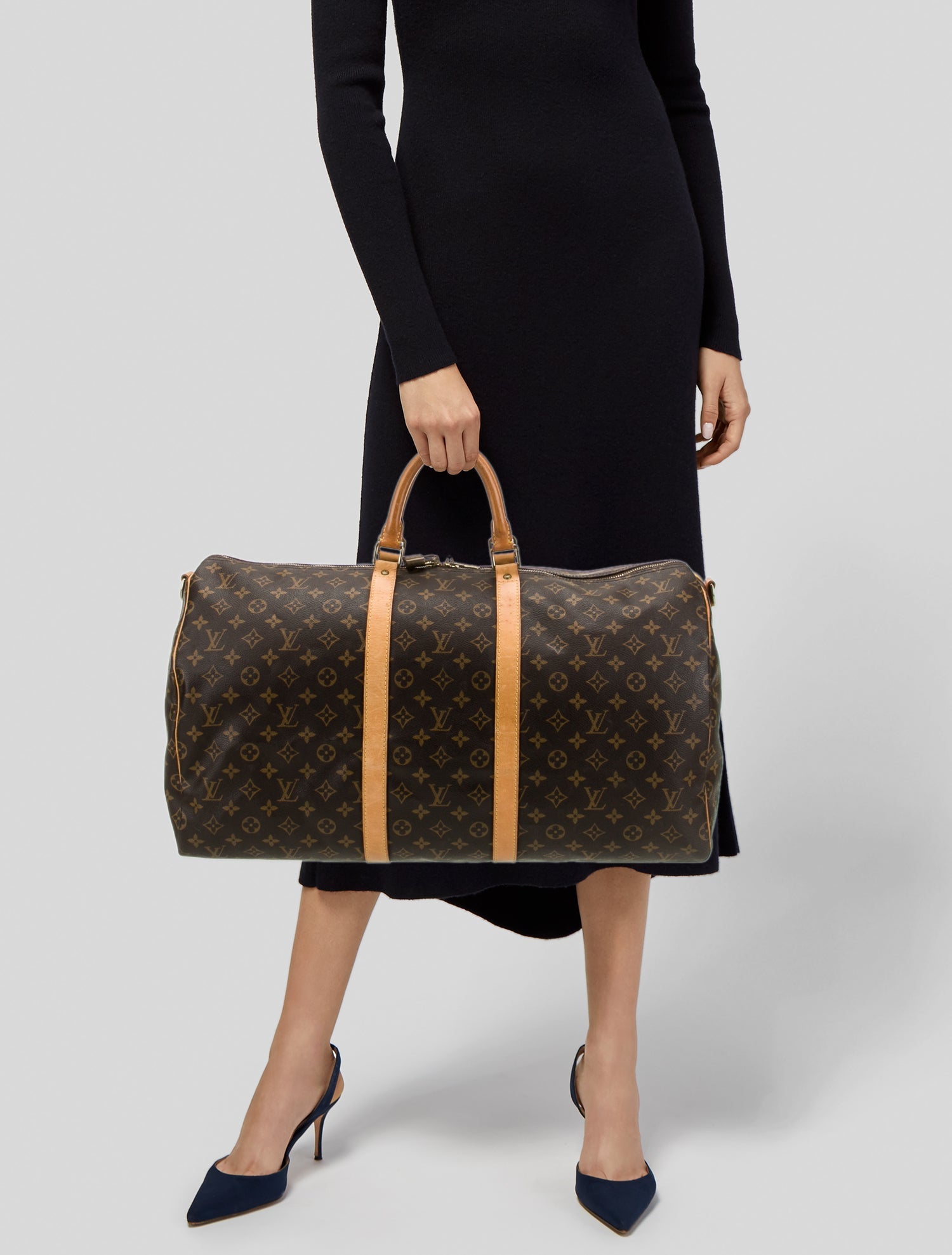 Louis Vuitton LV Monogram Keepall Bandouliere 55