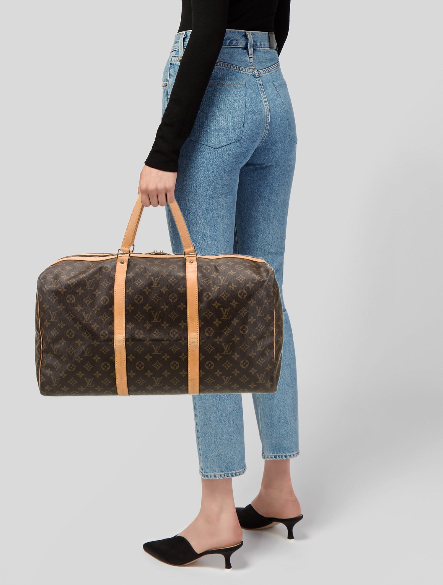 Louis Vuitton LV Monogram Sac Souple 55