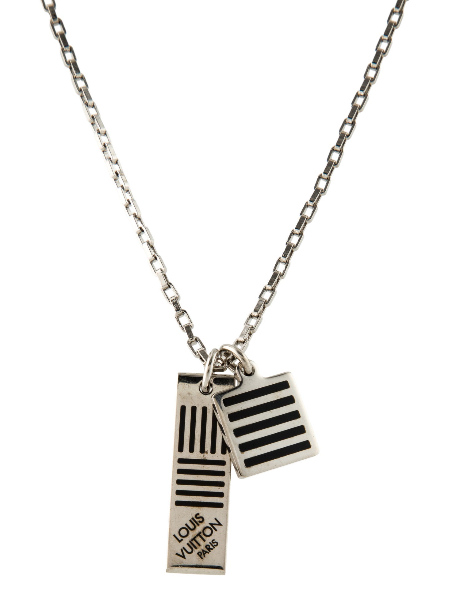 Louis Vuitton Collier Damier Colors Pendant Necklace