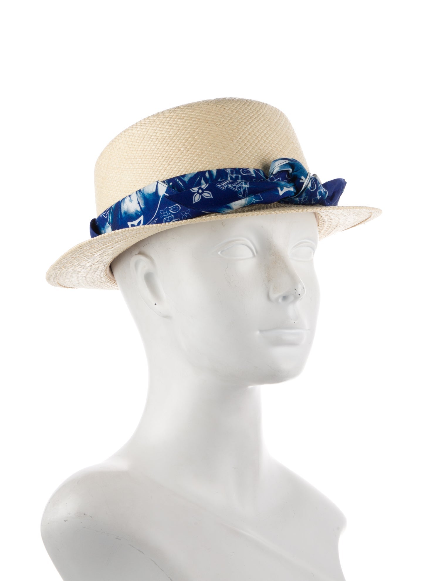 Louis Vuitton 2022 Monogram Bandana Straw Hat