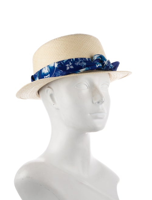 Louis Vuitton 2022 Monogram Bandana Straw Hat