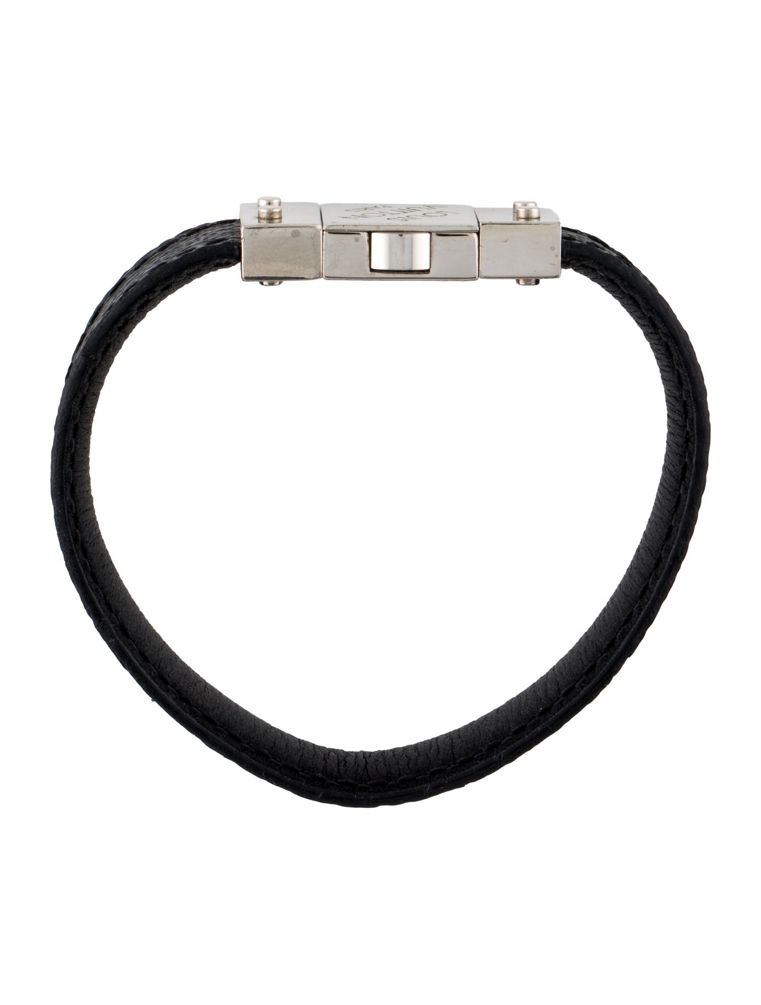 Louis Vuitton Damier Graphite Check It Reversible Bracelet