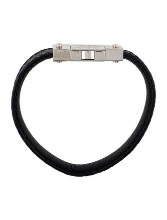 Louis Vuitton Damier Graphite Check It Reversible Bracelet