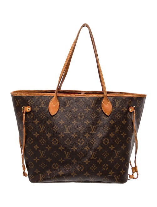 Louis Vuitton LV Monogram Neverfull w/Pouch MM