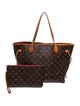 Louis Vuitton LV Monogram Neverfull w/Pouch MM