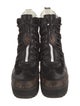 Louis Vuitton LV Monogram Leather Combat Boots