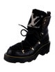 Louis Vuitton LV Monogram Leather Combat Boots
