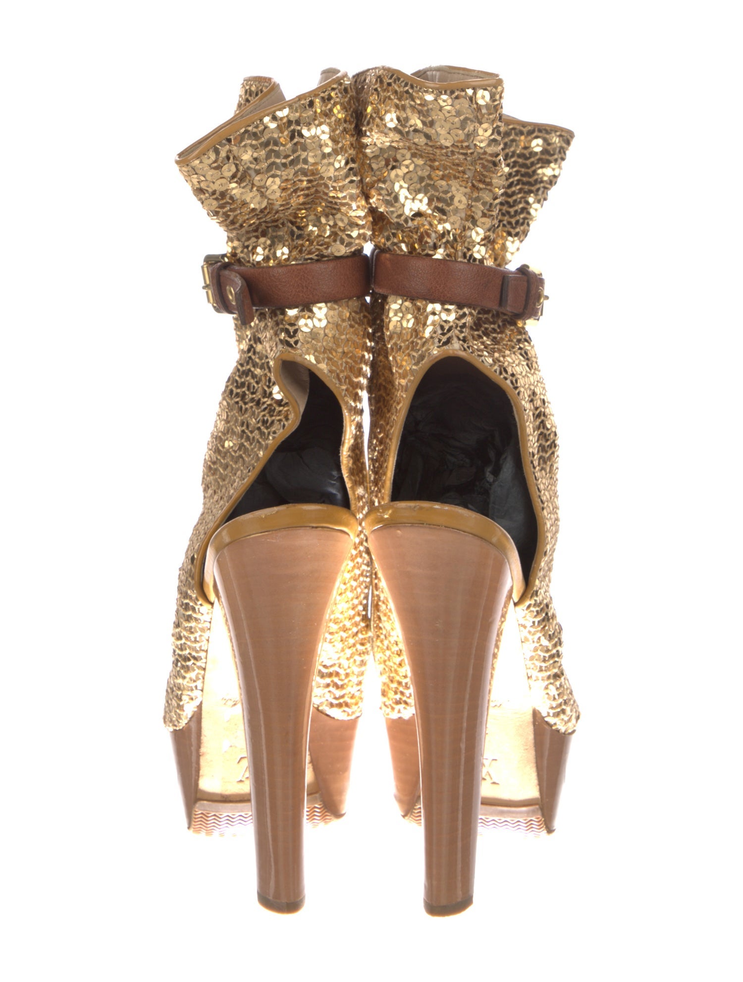 Louis Vuitton Sequins Slingback Pumps