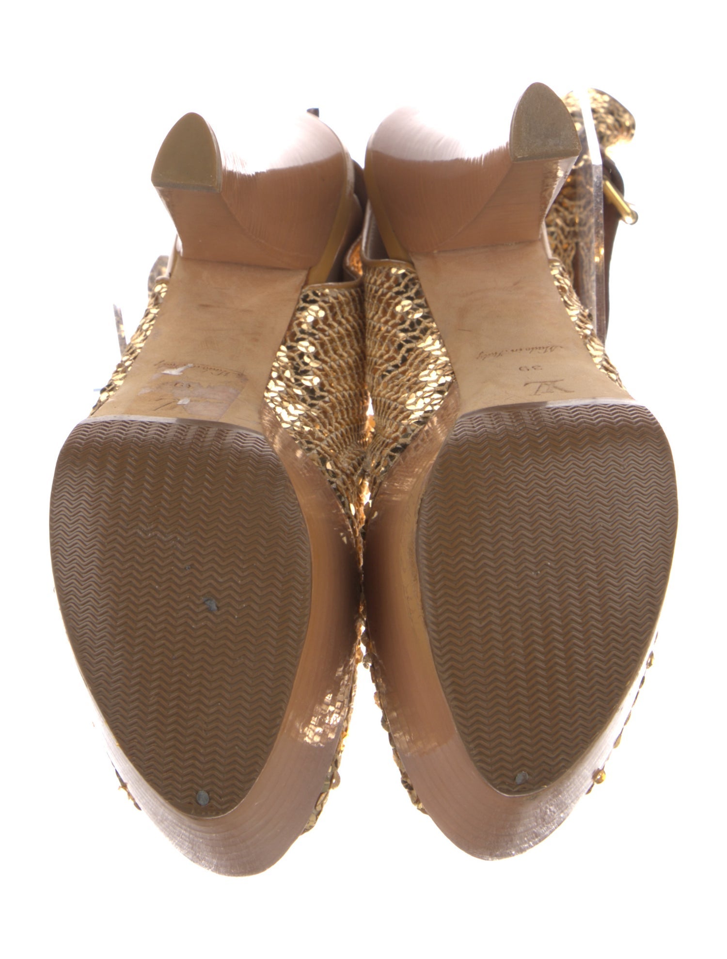 Louis Vuitton Sequins Slingback Pumps