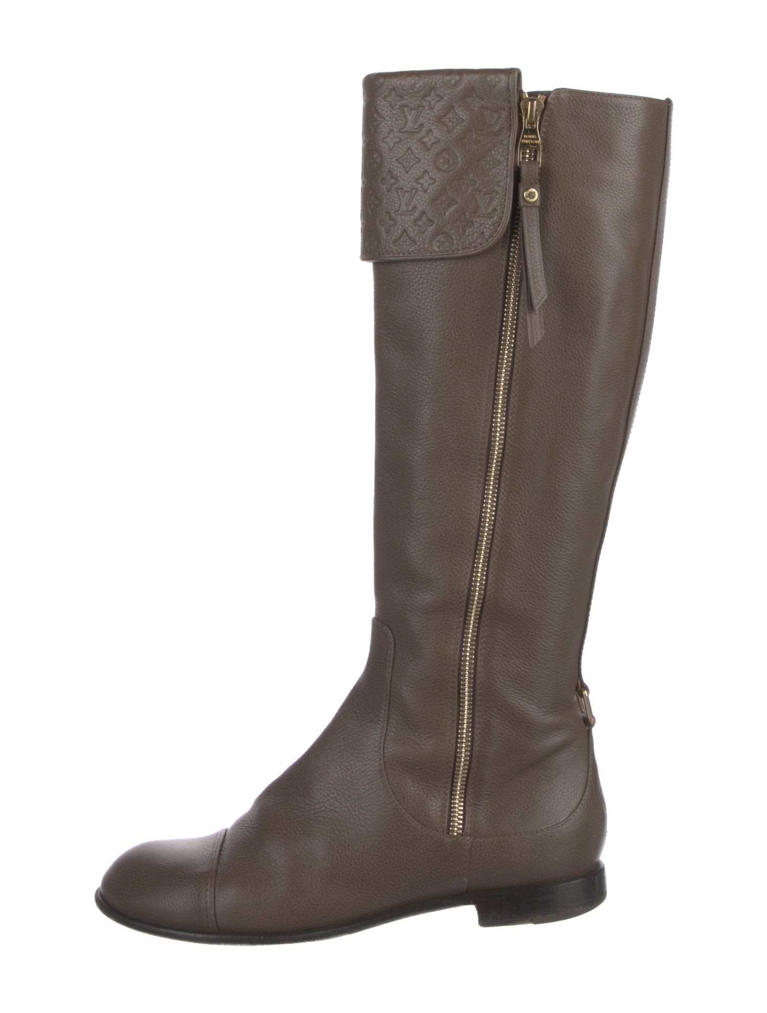 Louis Vuitton LV Monogram Leather Riding Boots