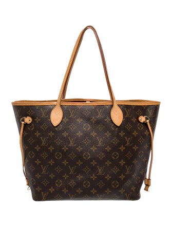 Louis Vuitton LV Monogram Neverfull w/Pouch MM