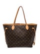 Louis Vuitton LV Monogram Neverfull w/Pouch MM