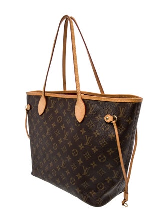 Louis Vuitton LV Monogram Neverfull w/Pouch MM