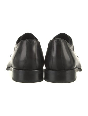 Louis Vuitton Damier Graphite Pattern Leather Derby Shoes