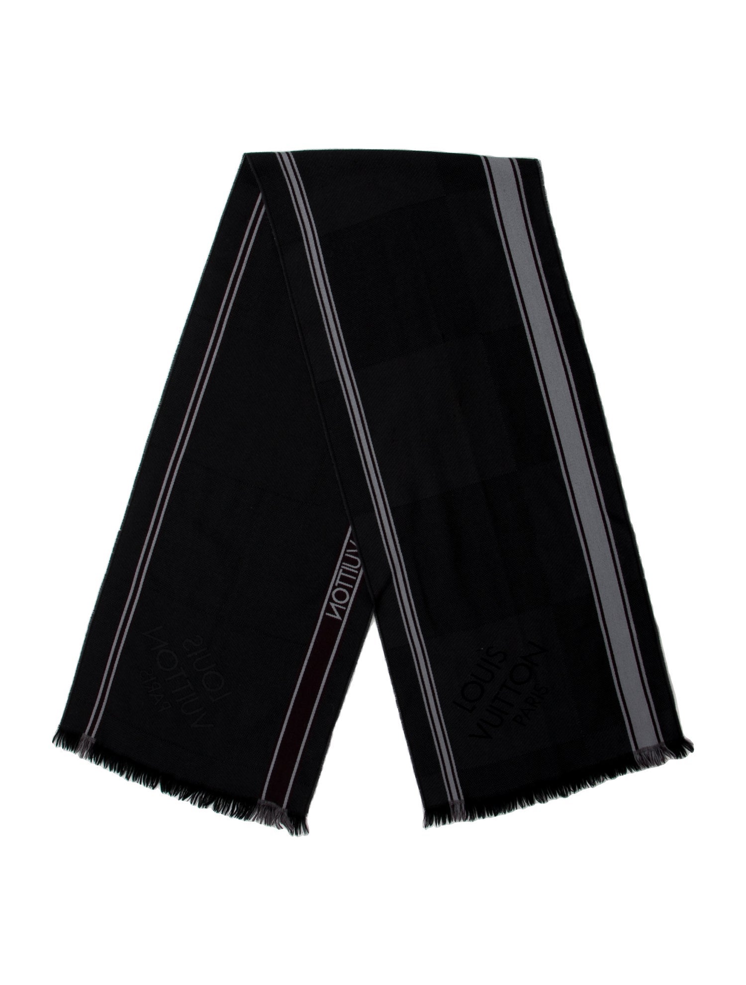 Louis Vuitton Messager Damier Geant Scarf Wool Scarf