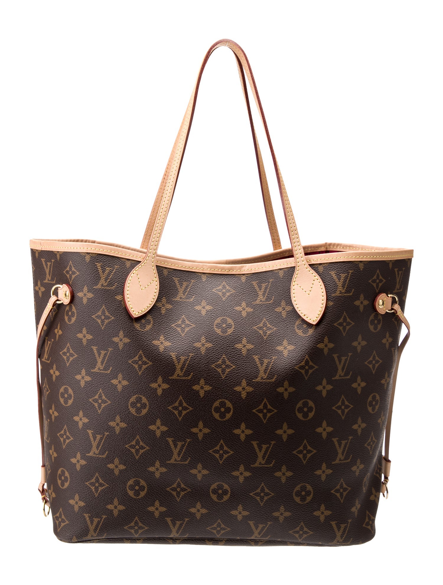 Louis Vuitton LV Monogram Neverfull w/Pouch MM