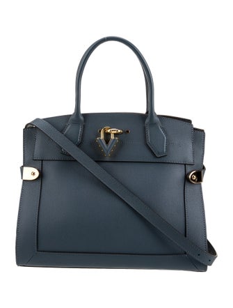 Louis Vuitton Leather Top Handle Bag MM