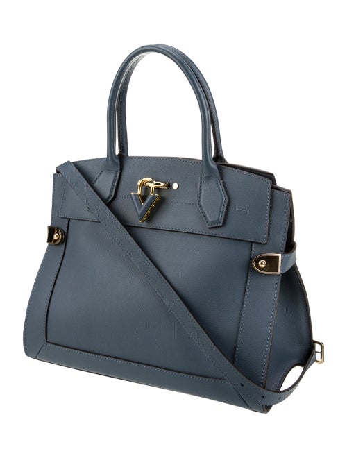 Louis Vuitton Leather Top Handle Bag MM