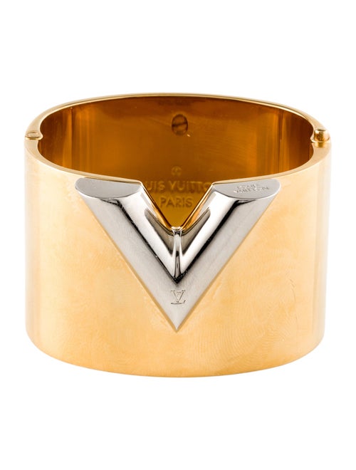 Louis Vuitton Essential V Hinged Bangle Bracelet