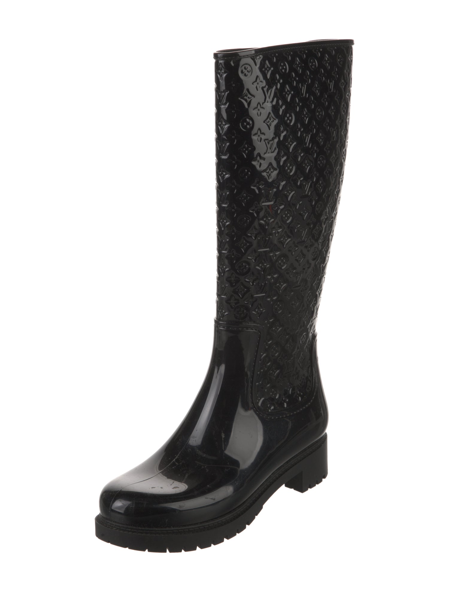 Louis Vuitton LV Monogram Rubber Rain Boots