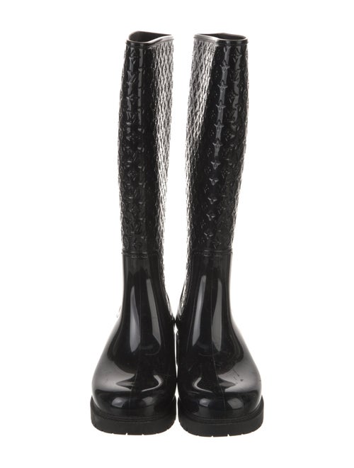 Louis Vuitton LV Monogram Rubber Rain Boots
