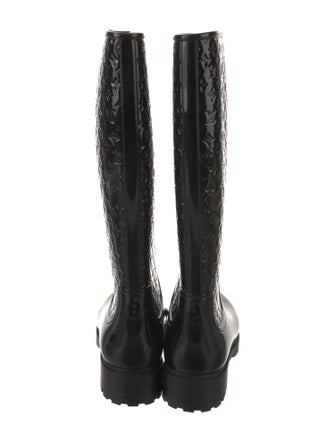 Louis Vuitton LV Monogram Rubber Rain Boots
