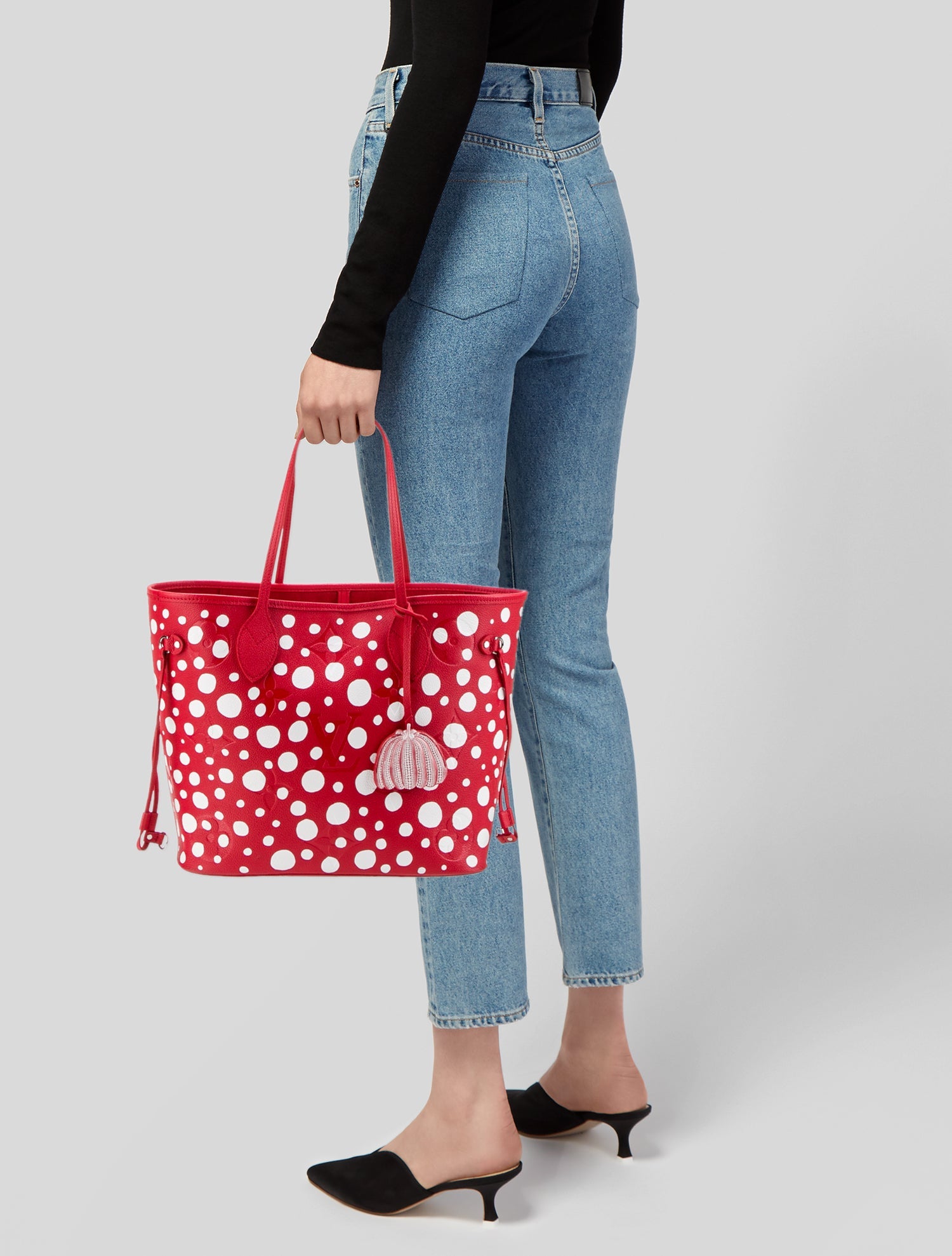 Louis Vuitton Monogram Giant x Yayoi Kusama Neverfull MM Tote Bag MM w/ Tags