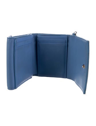 Christian Dior Cannage Pattern Patent Leather Wallet