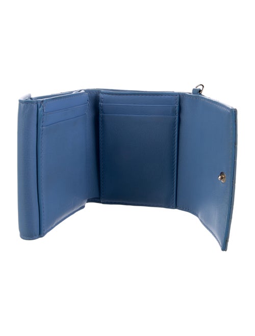 Christian Dior Cannage Pattern Patent Leather Wallet