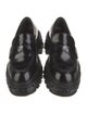 Louis Vuitton Patent Leather Chain-Link Accents Loafers