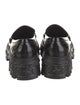Louis Vuitton Patent Leather Chain-Link Accents Loafers