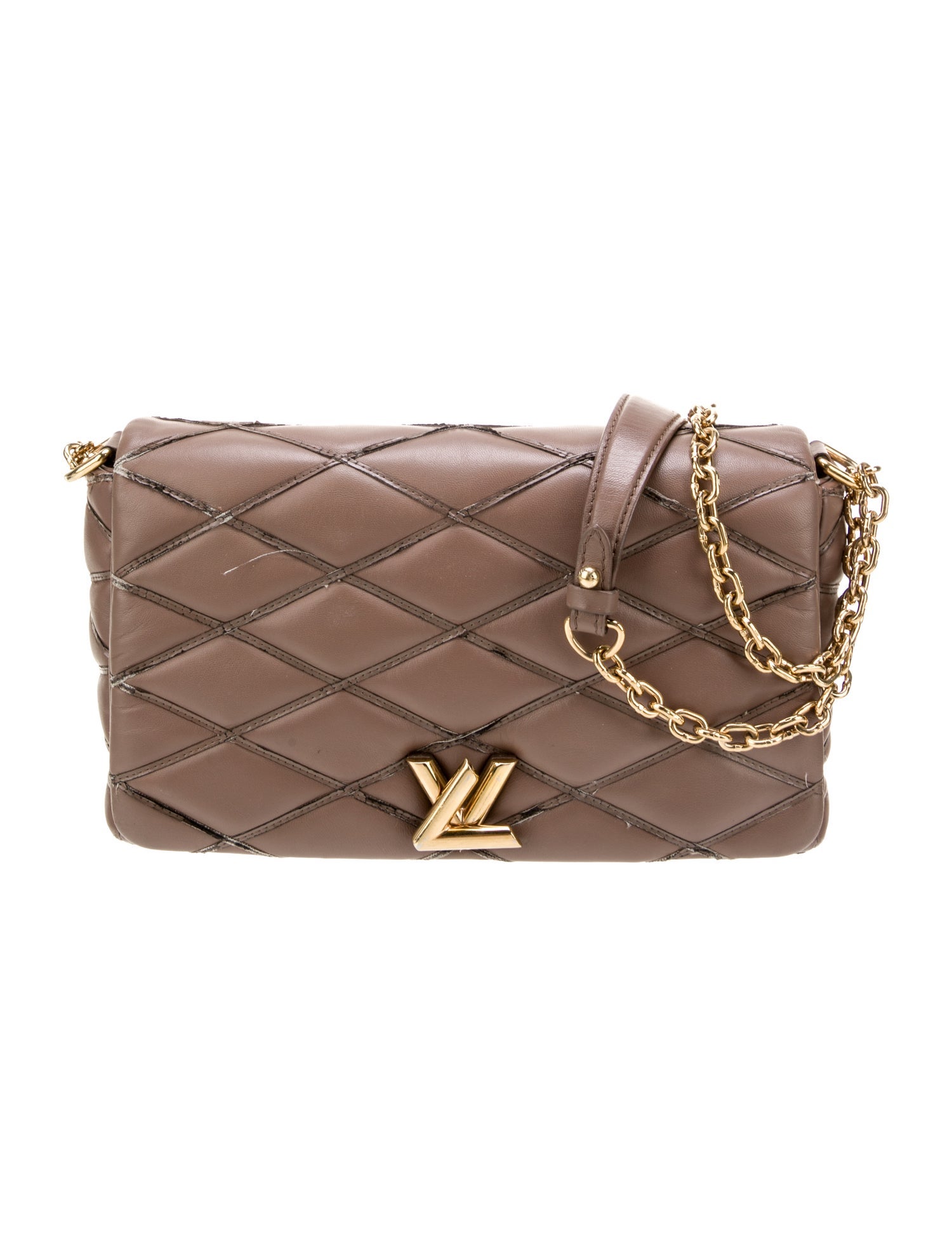 Louis Vuitton Leather Quilted GO-14 Malletage MM