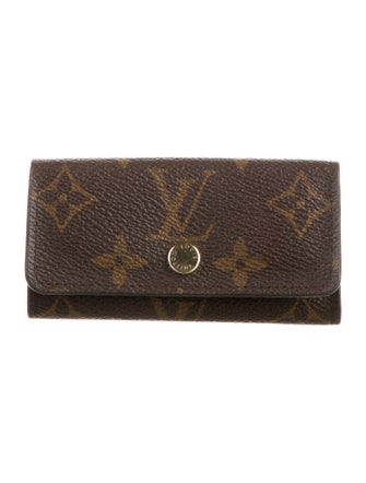 Louis Vuitton LV Monogram Coated Canvas Key Holder