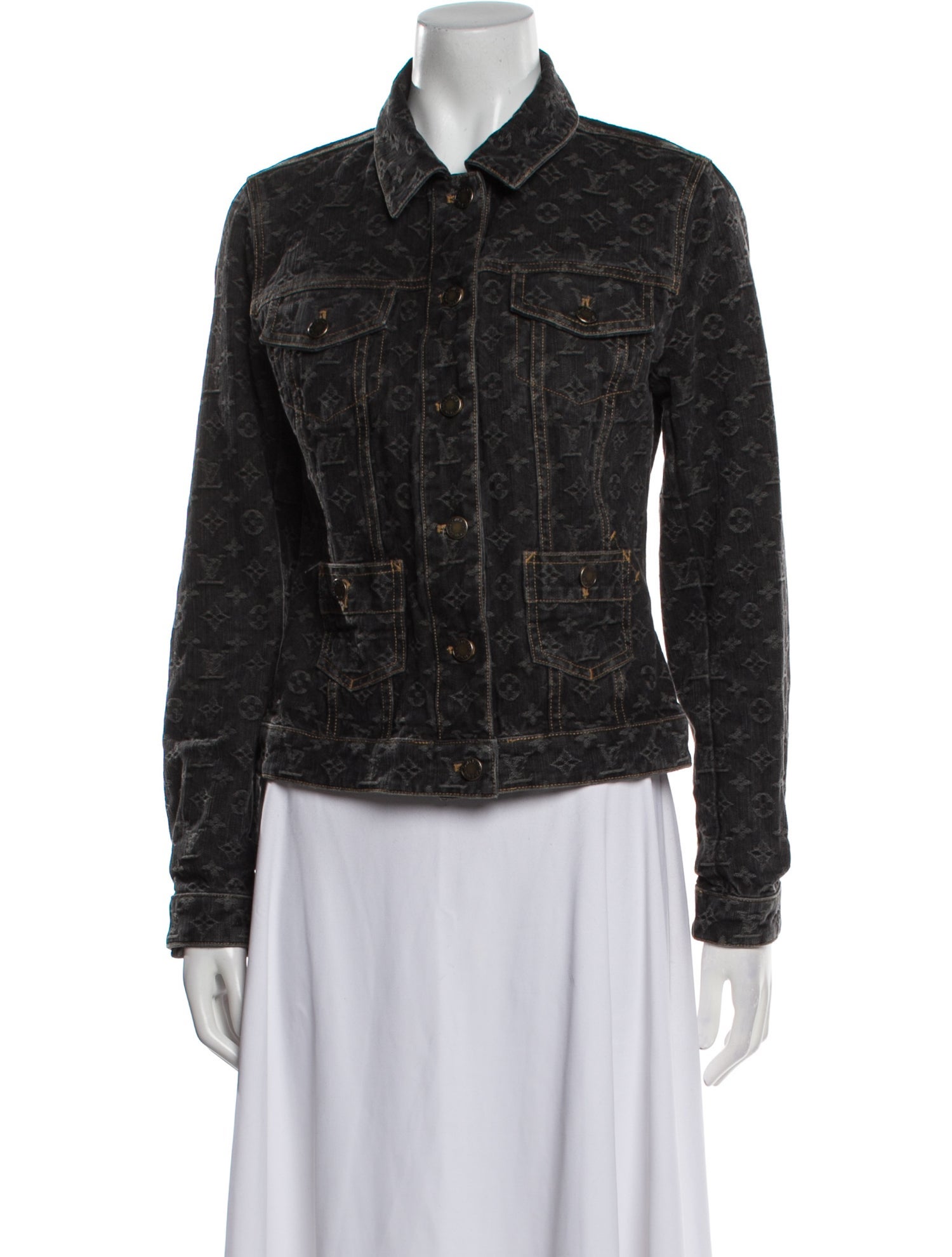 Louis Vuitton Vintage 2008 Denim Jacket