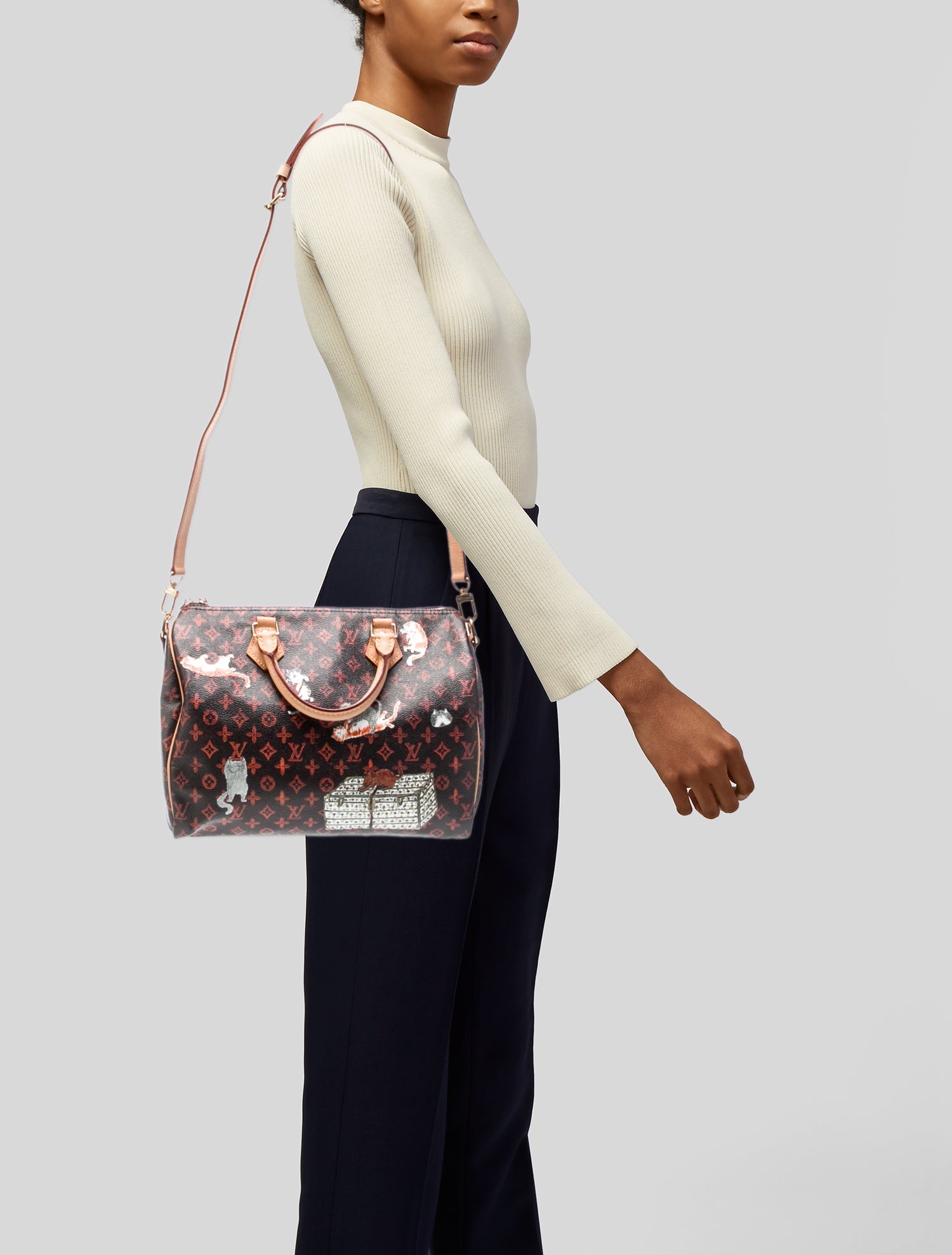 Louis Vuitton Catogram Speedy Bandouliere 30