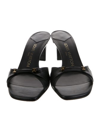 Louis Vuitton Leather Slides