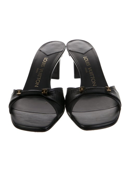 Louis Vuitton Leather Slides