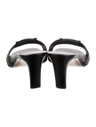 Louis Vuitton Leather Slides