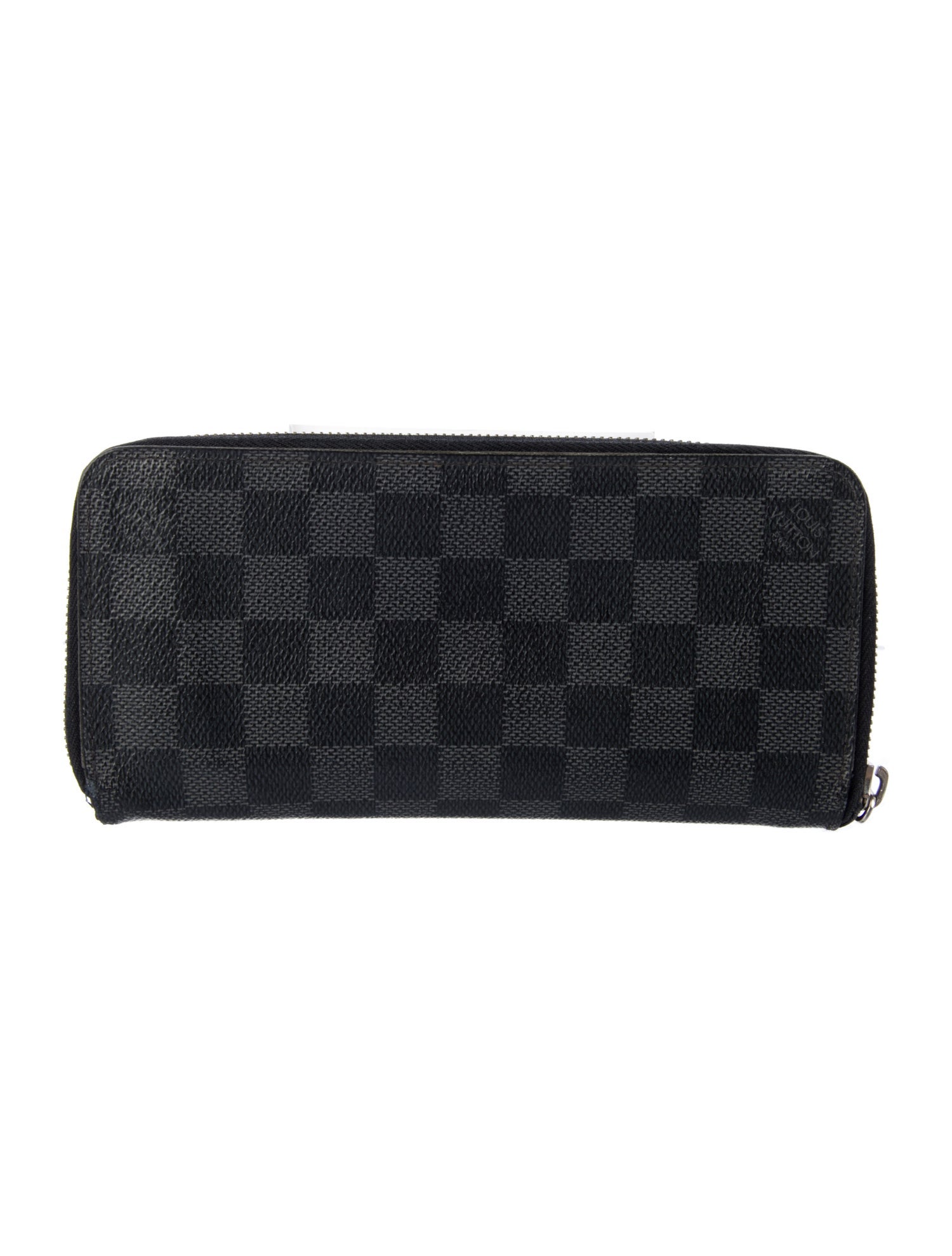 Louis Vuitton Damier Graphite Pattern Coated Canvas Zippy Wallet