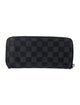 Louis Vuitton Damier Graphite Pattern Coated Canvas Zippy Wallet