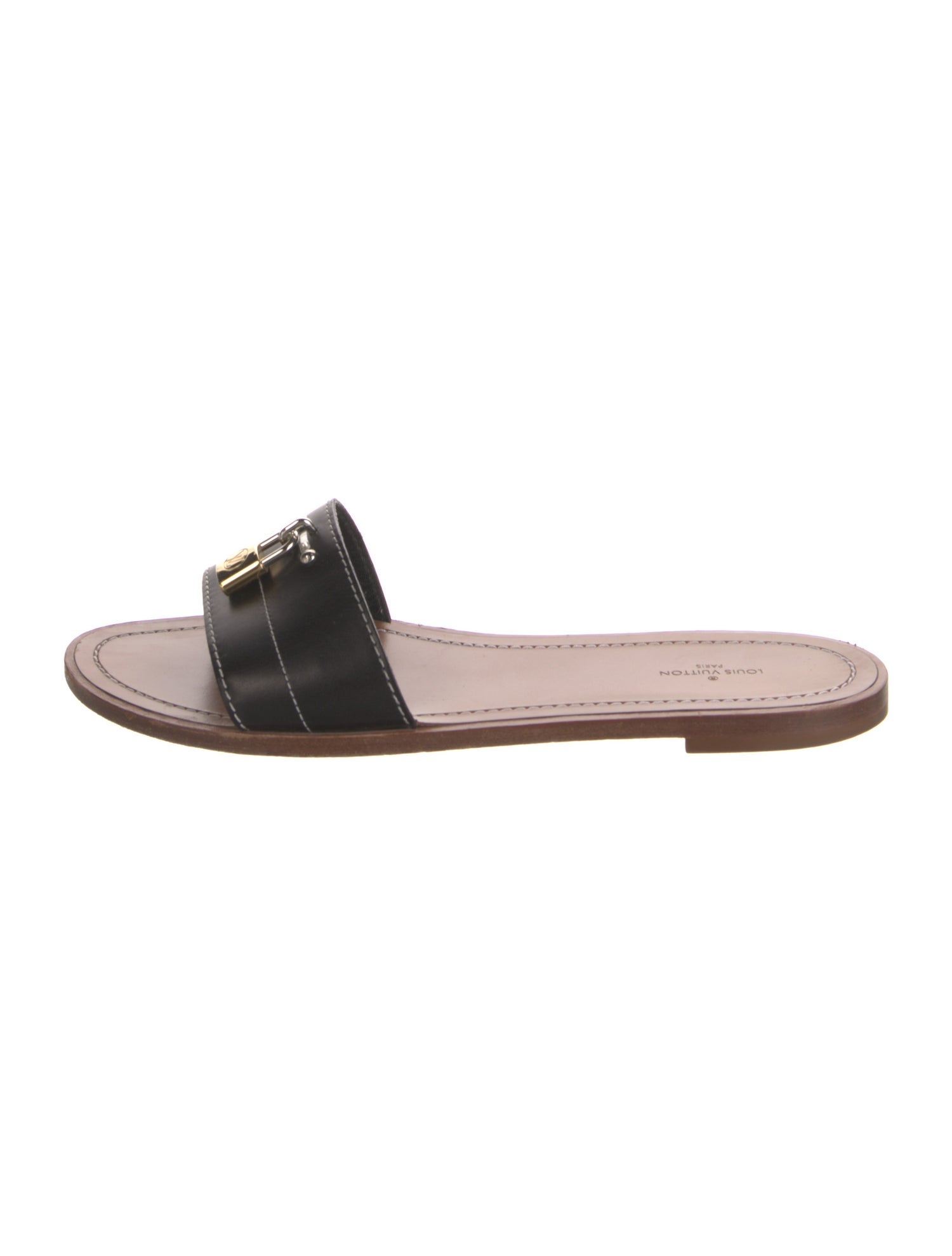 Louis Vuitton Leather Slides