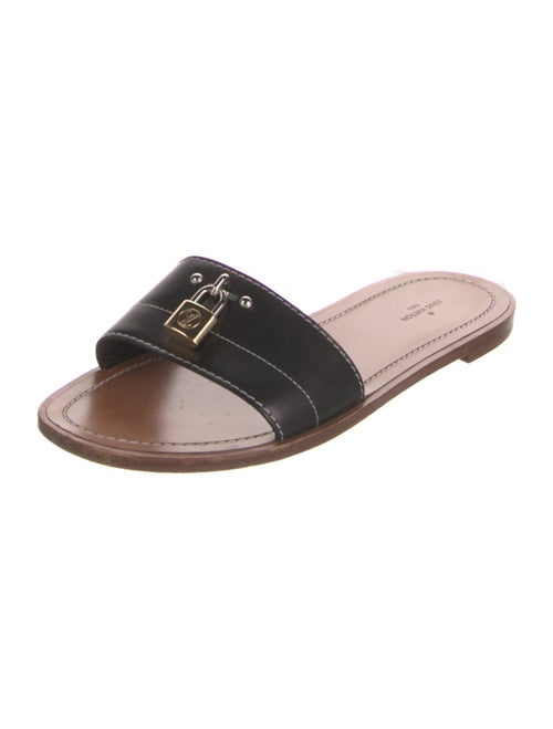 Louis Vuitton Leather Slides