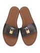 Louis Vuitton Leather Slides