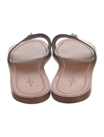 Louis Vuitton Leather Slides