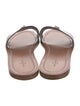 Louis Vuitton Leather Slides
