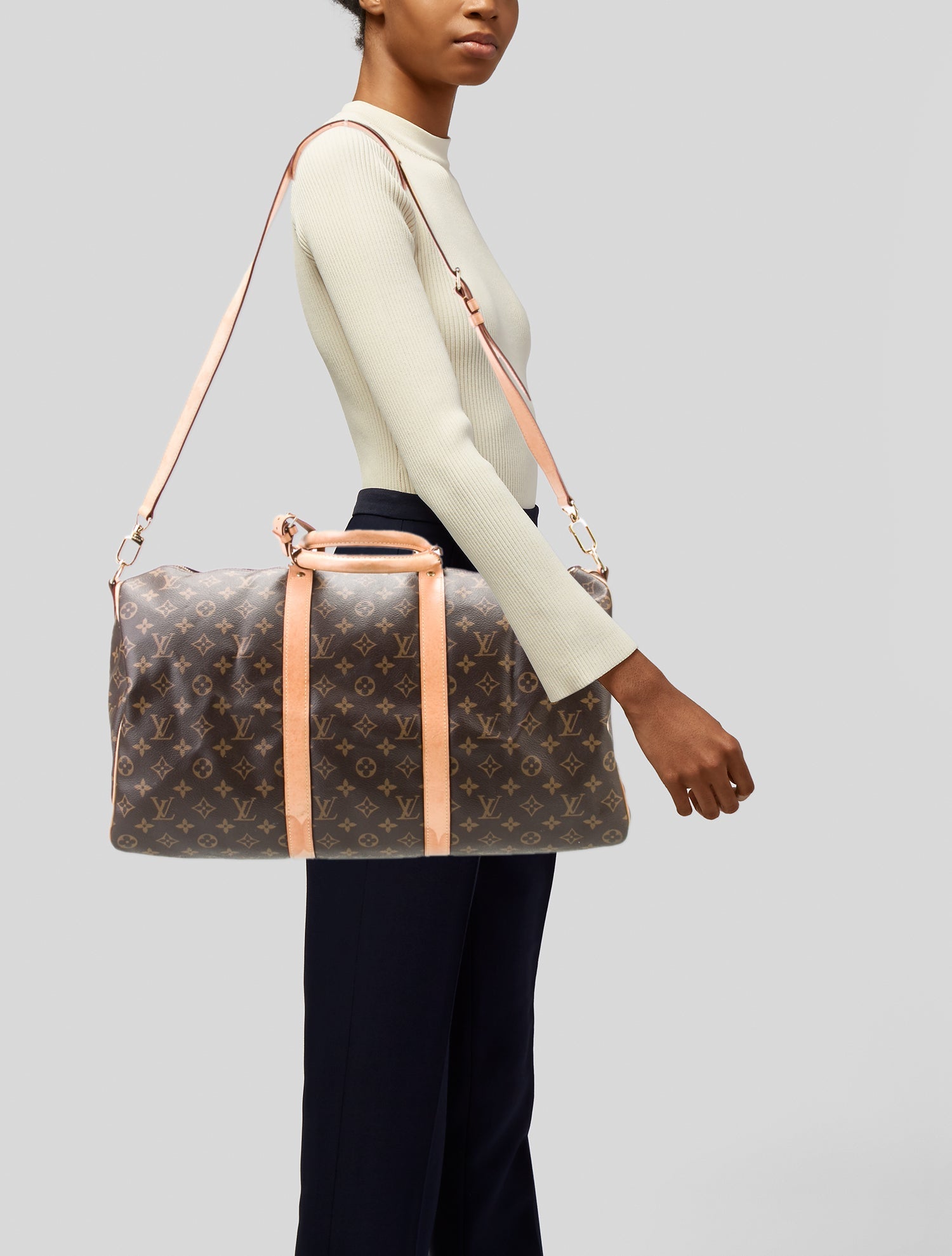 Louis Vuitton LV Monogram Keepall Bandouliere 55